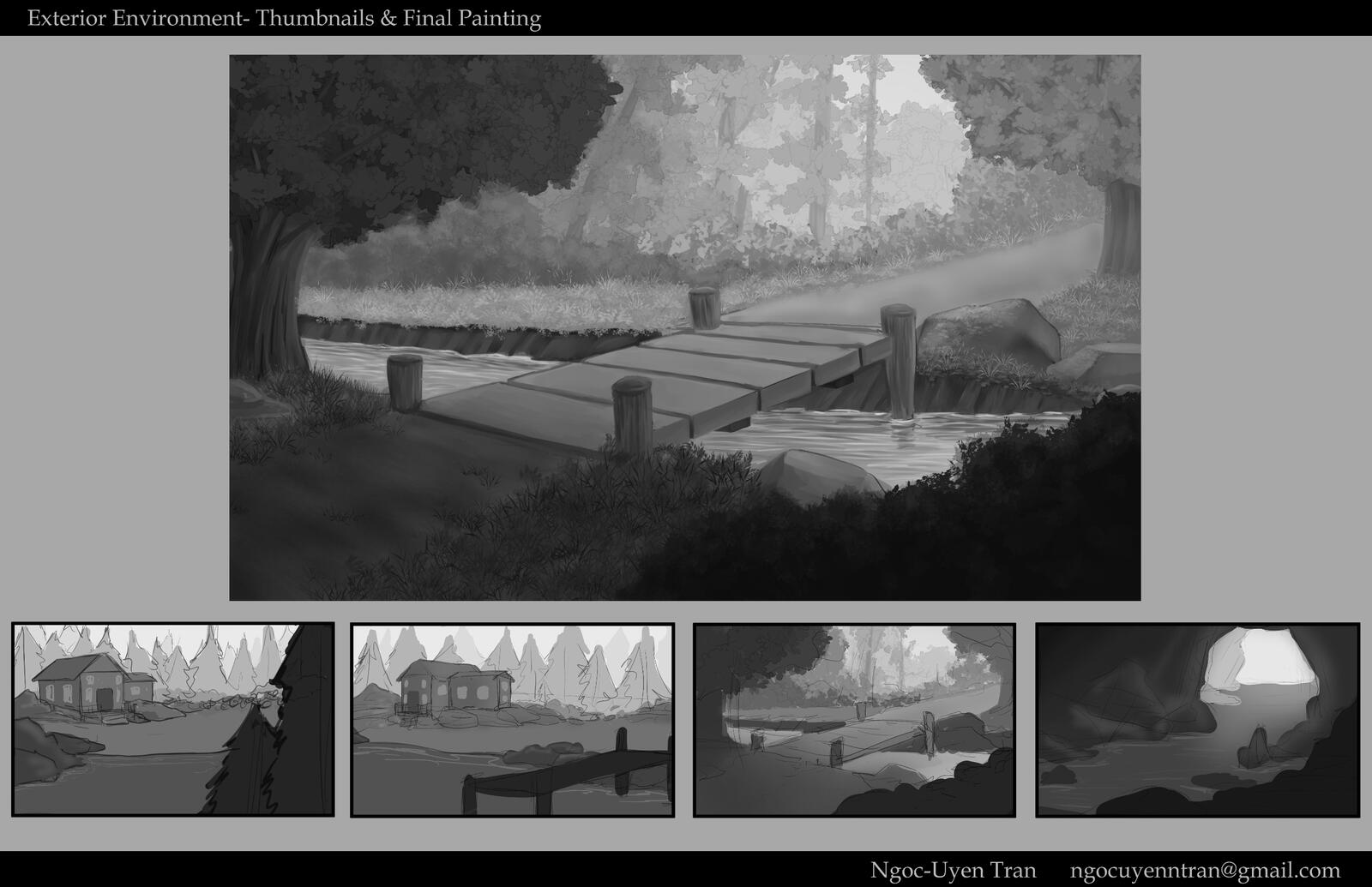 Exterior Environment Finals & Thumbnails
