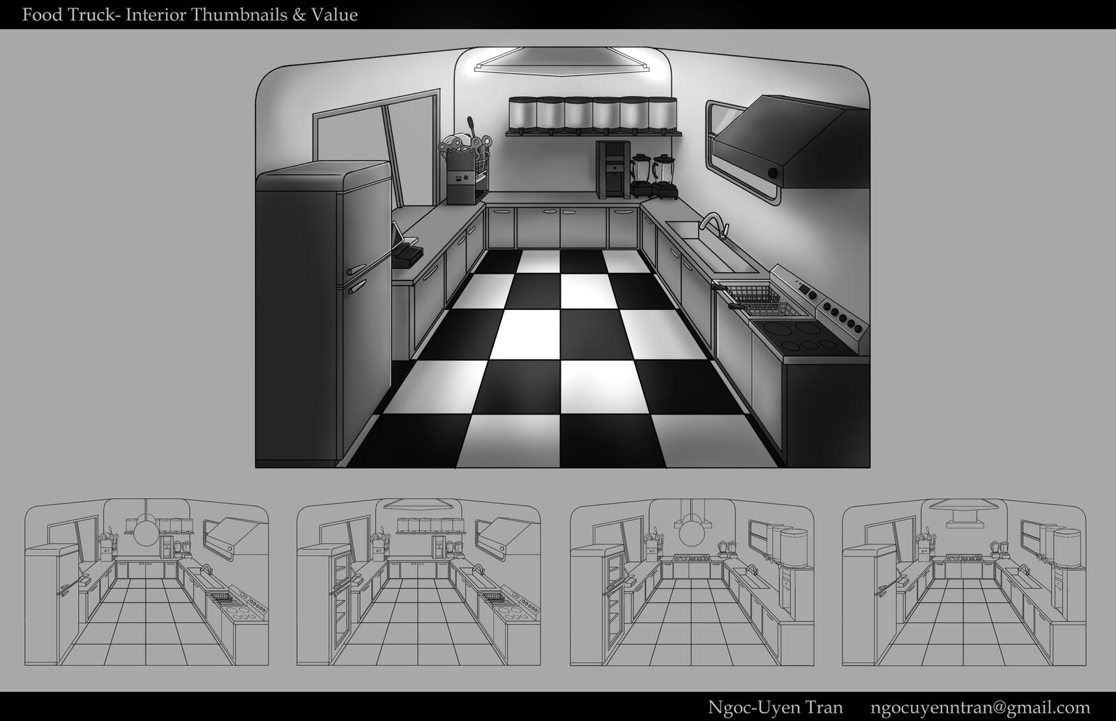 Food Truck Interior & Thumbnails
